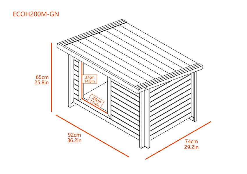 Rustic Lodge Dog House