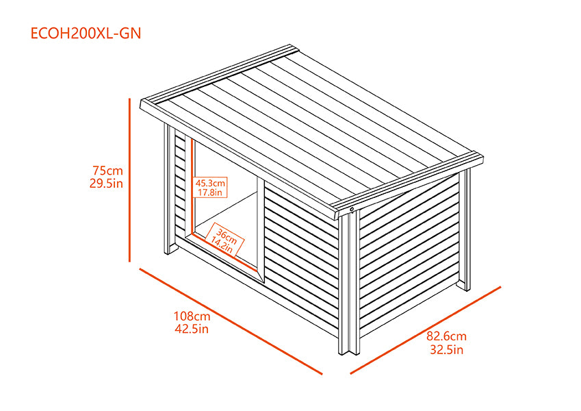 Rustic Lodge Dog House