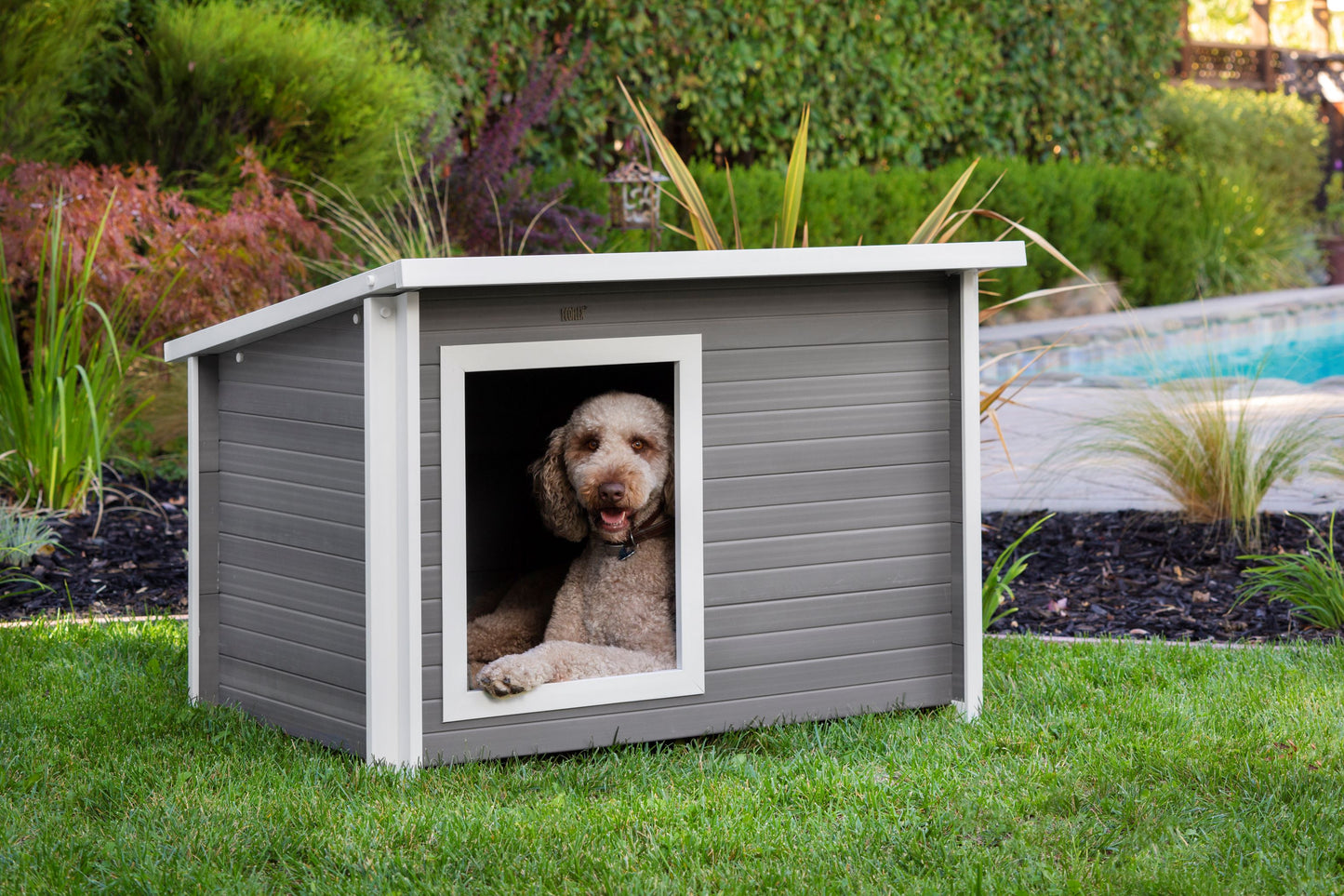 Rustic Lodge Dog House