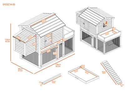 Garden Coop with Pen