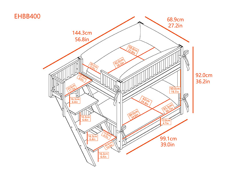 Aspen Pet Bunk Bed