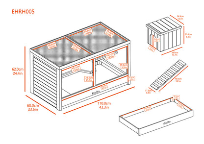 Jumbo Park Avenue Small Animal Hutch