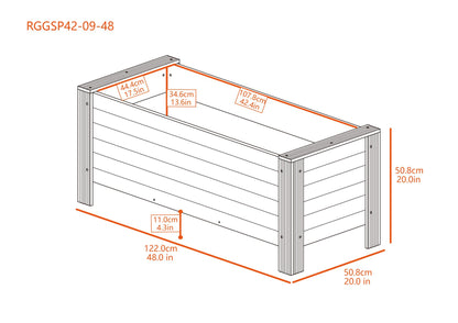 ECOFLEX® Rectangular Planter