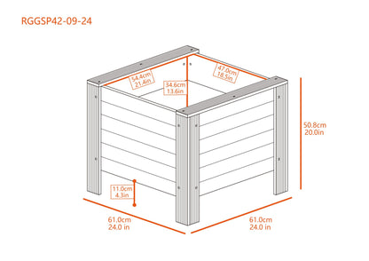 ECOFLEX® Rectangular Planter