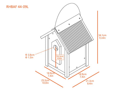 Feathered Friends A-Frame Retreat Bird House