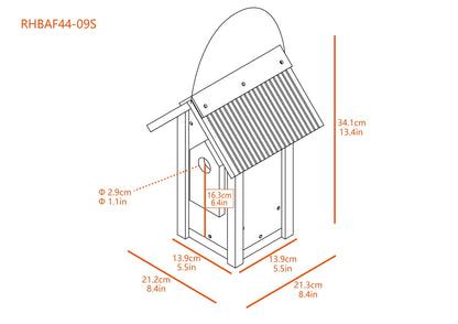 Feathered Friends A-Frame Retreat Bird House