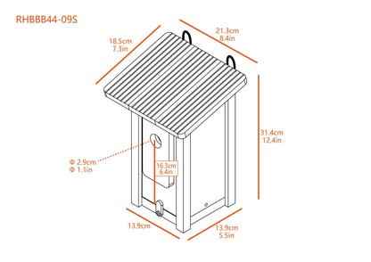 Feathered Friends Beak Bungalow Bird House