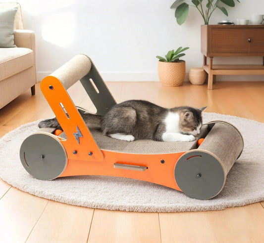 Purr & Play Kitty Trolley Scratcher